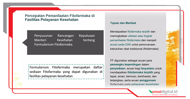 Kebijakan Formularium Fitofarmaka Untuk Mendukung Ketahanan Farmasi Nasional